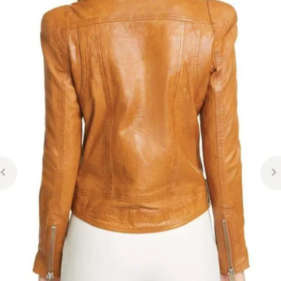 Smythe Pagoda Lambskin Black Leather Jacket - Picture 8 of 8